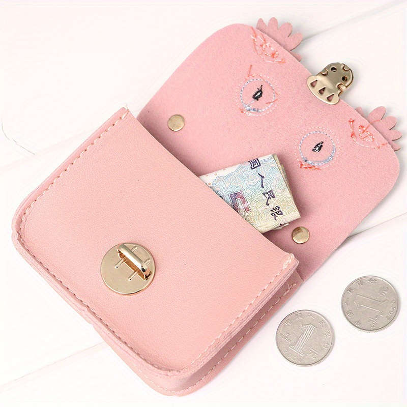 1pc A Creatively Designed Cartoon Owl Coin Purse Perfect for Women to Carry Makes an Ideal Christ