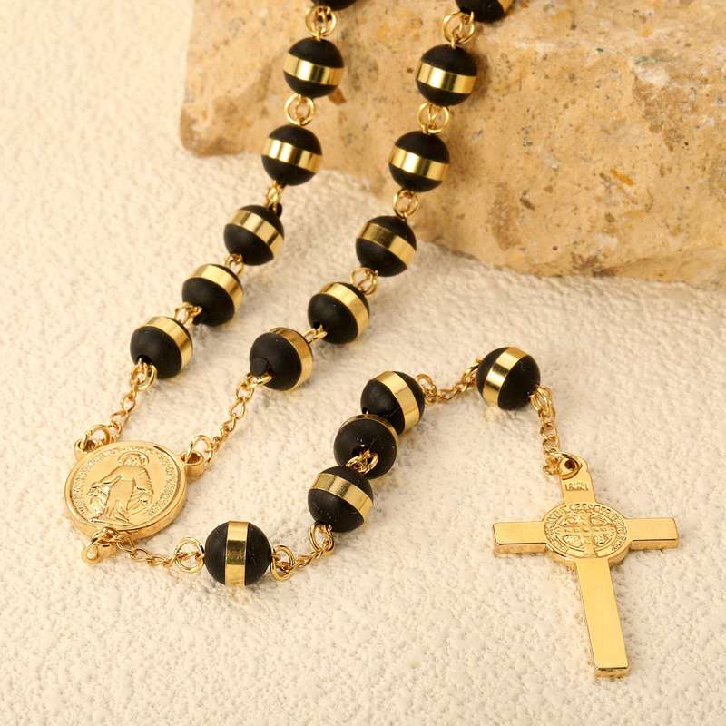 1 Piece Golden Jesus Theme Pendant