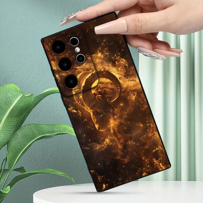 1pc Black For Samsung Galaxy A52 Phone Cases