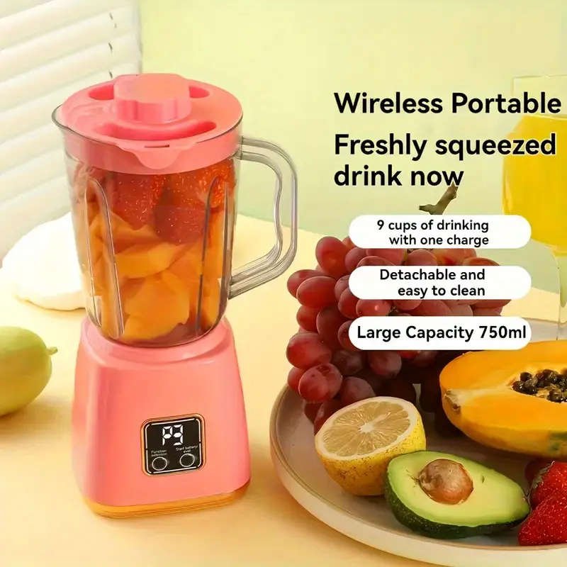 Mini Portable Rechargeable Juicer