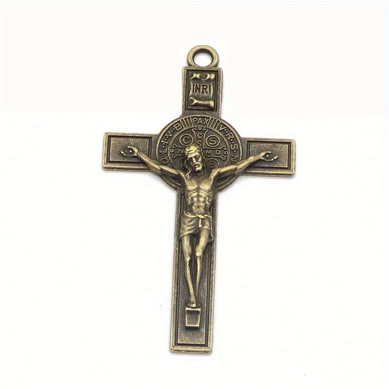 1 Piece Retro Cyan Jesus Theme Pendant