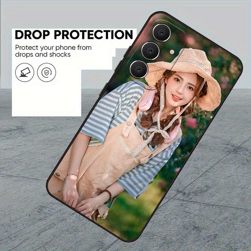 1pc Black For Samsung Galaxy A36 Phone Cases
