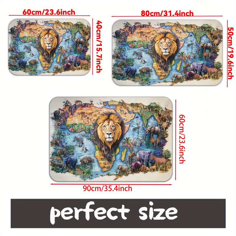 1Pc 15.75x23.62inch 40x60cm Floor Mat