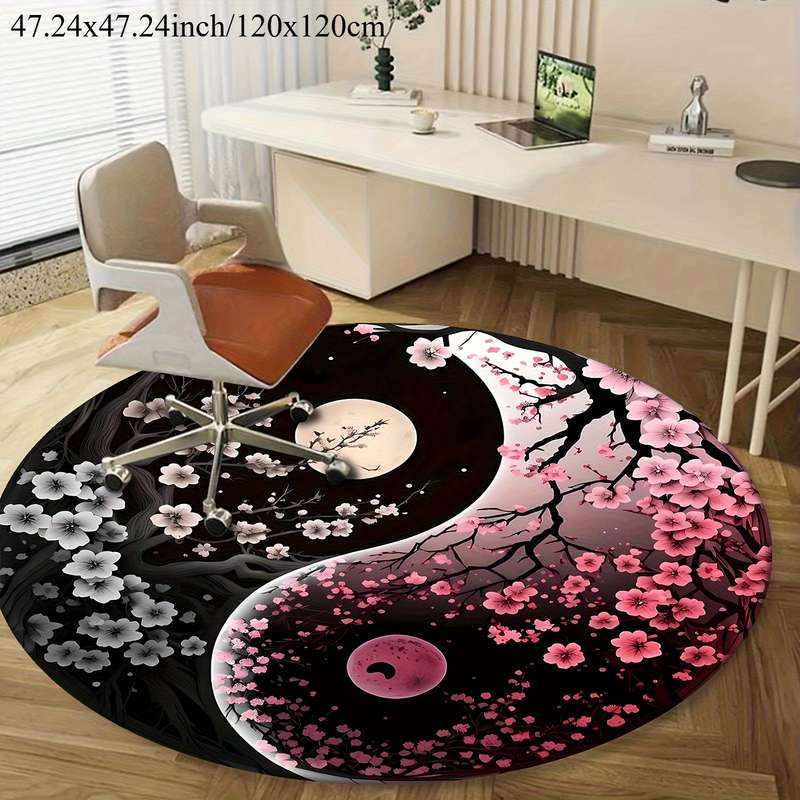 1Pc 47.24x47.24inch 120x120cm Floor Mat