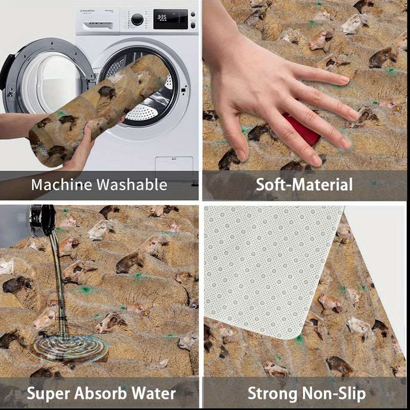 1Pc 15.7x23.6inch 40x60cm Floor Mat