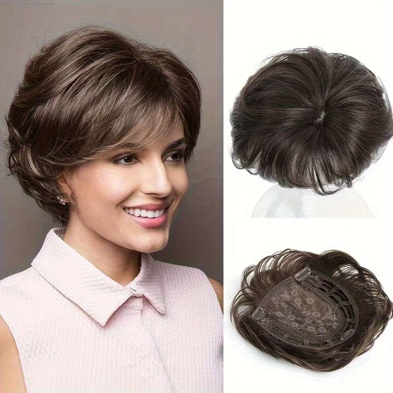 1Pc Brown 15.24cm Fashion Design Wig