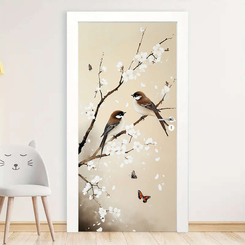 1Pc 95.0x209.8cm Door Window Sticker