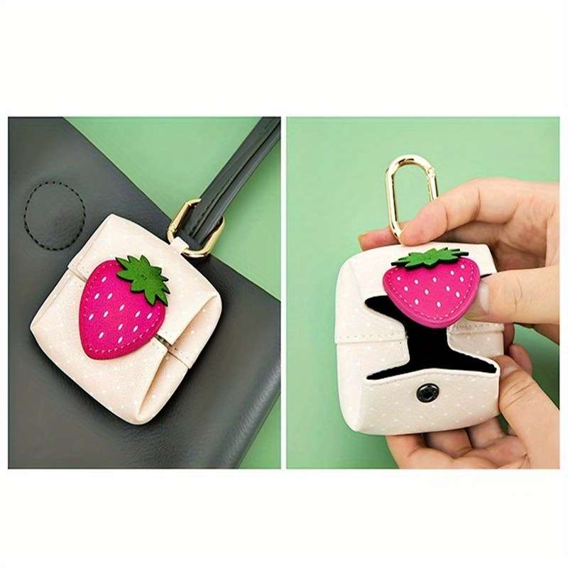 1pc Pack within Pack Storage Bag 1 Cute Girl's Mini Storage Bag with Hook Clip Mini Storage Bag