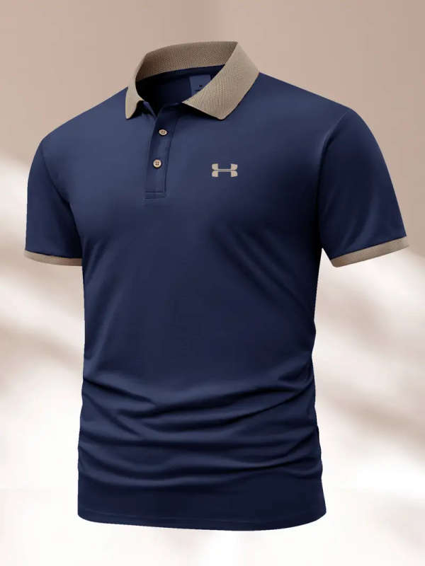 Mens Golf Shirt - Breathable - Size: Medium UK 38