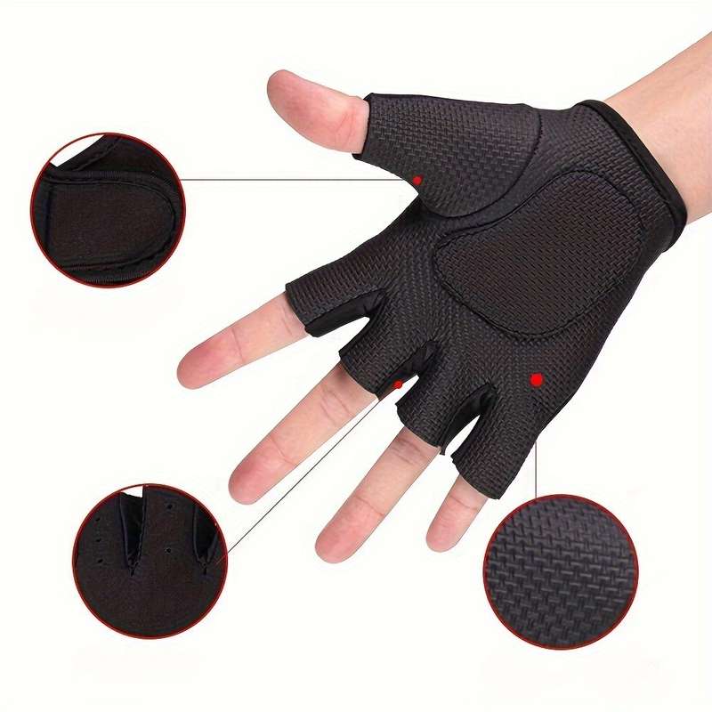 1 Pair Gray Size L Outdoor Sports Gloves