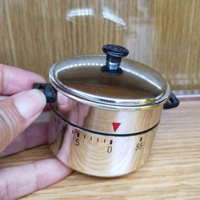 1pc 60-Minute Mechanical Kitchen Timer Adjustable Cooking Countdown Time Manager Suitable f