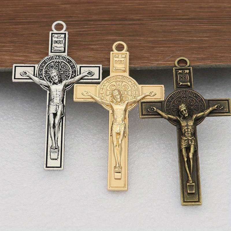 1 Piece Retro Cyan Jesus Theme Pendant