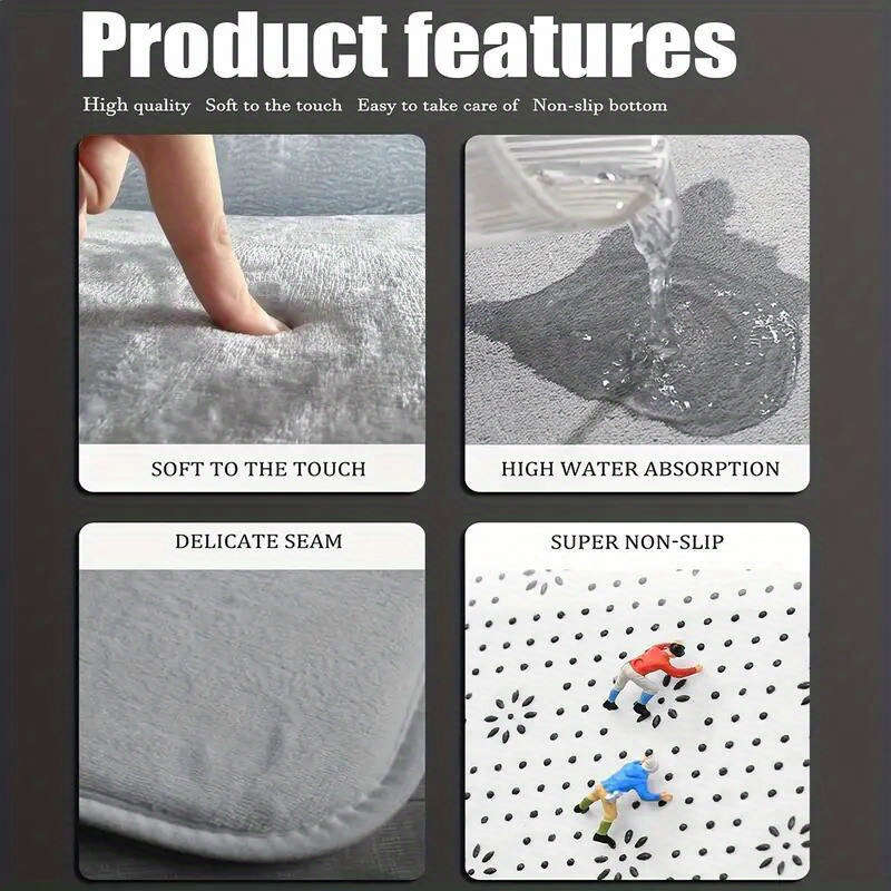 1Pc 39.4x39.4inch 100x100cm Floor Mat