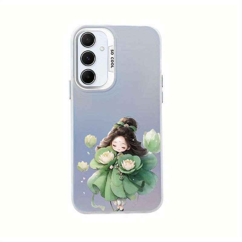 1pc White For Samsung Galaxy A50 Phone Cases