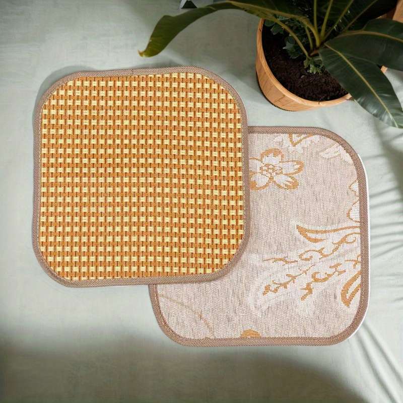 1piece Non Woven Rattan Mat Double Sided Cooling Pad