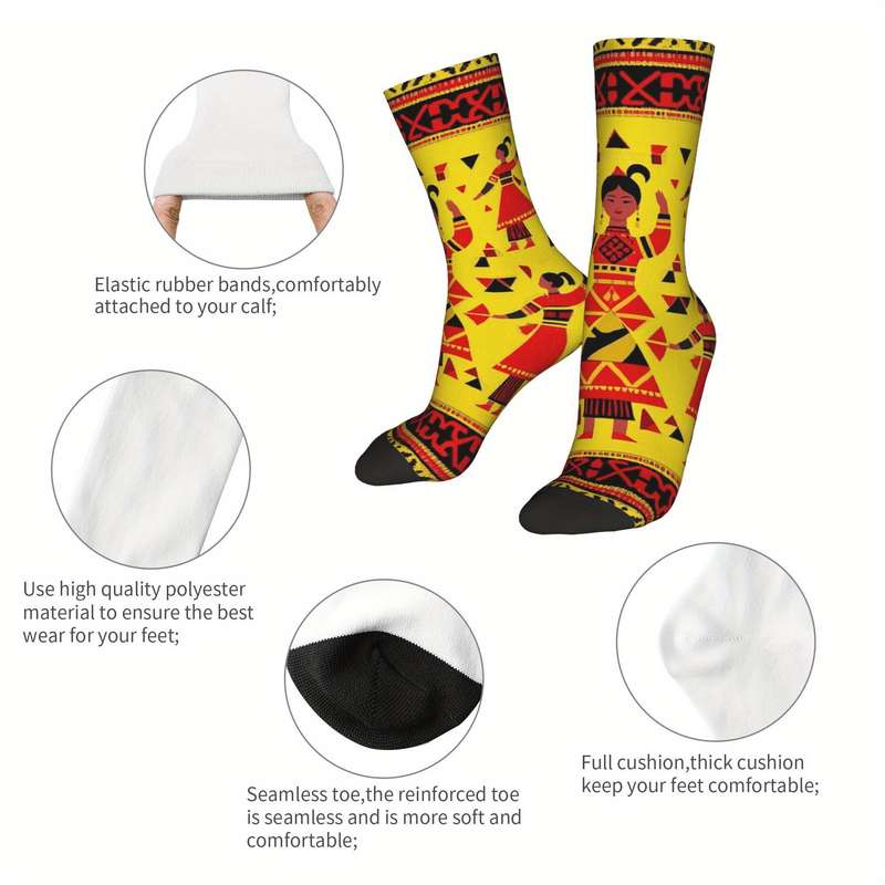 1 Pair Multicolor One Size Socks