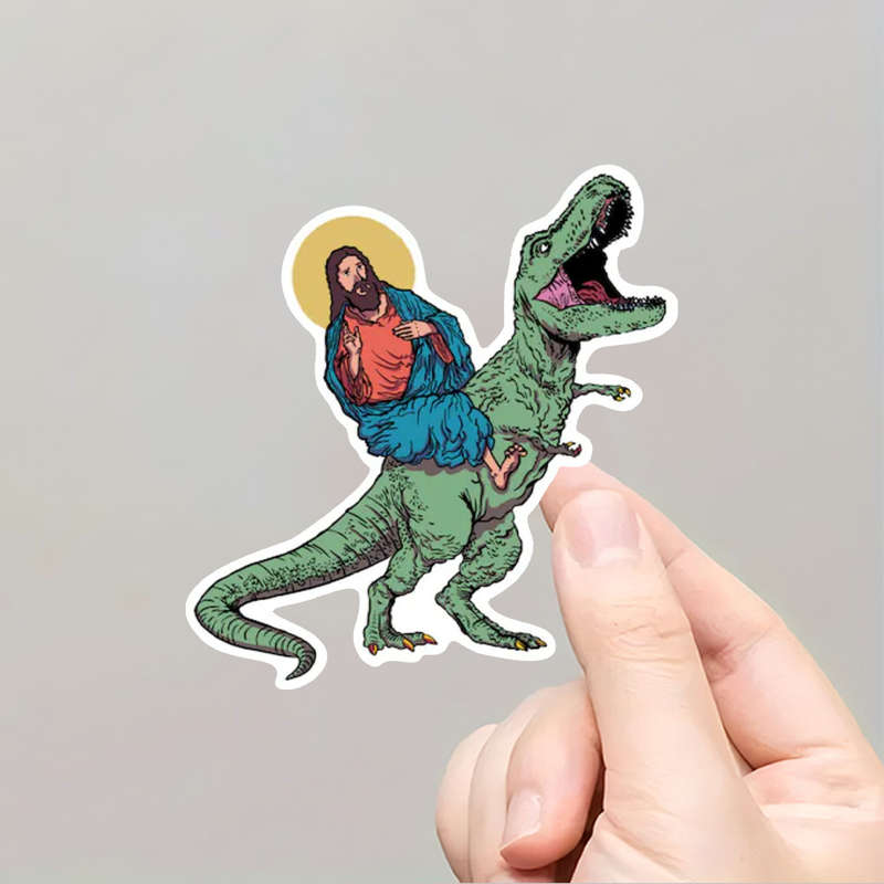 1pc Jesus Christian Themed Stickers