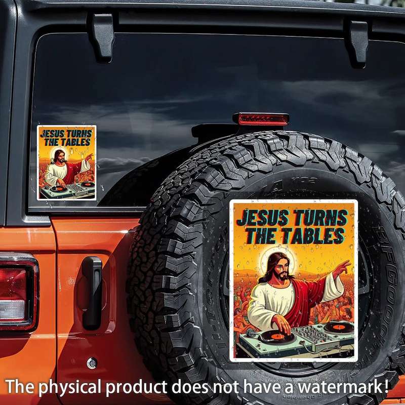 1pc Jesus Christian Themed Stickers