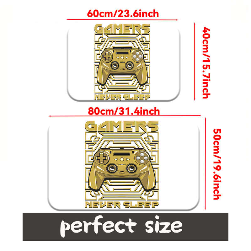 1Pc 15.75x23.62inch 40x60cm Floor Mat