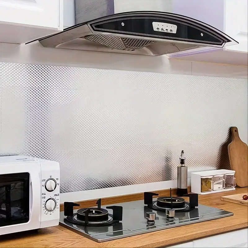 1 Roll Of Waterproof And Oil-Proof Kitchen Stickers 40cm*100cm
