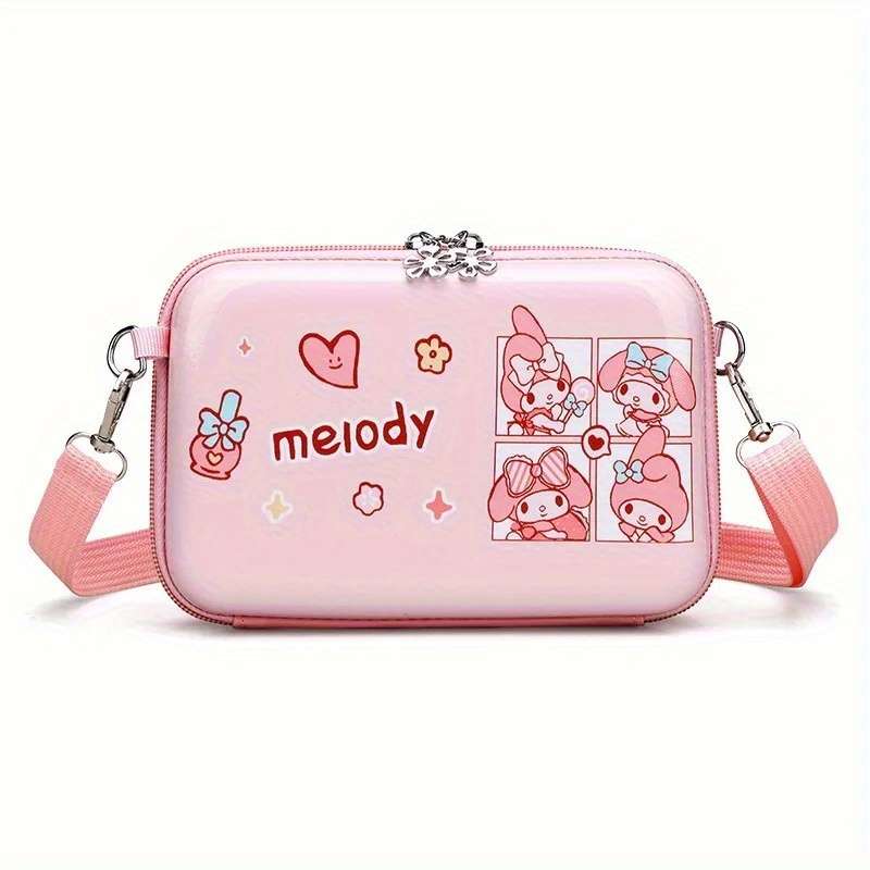 1pc Sanrio Sanrio Kuromi Quirky Crossbody BagMy melody Phone Purse with Secure Square Compartment