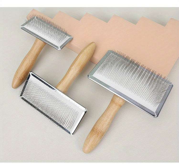 1pc Wooden 8.8cm Pet Comb