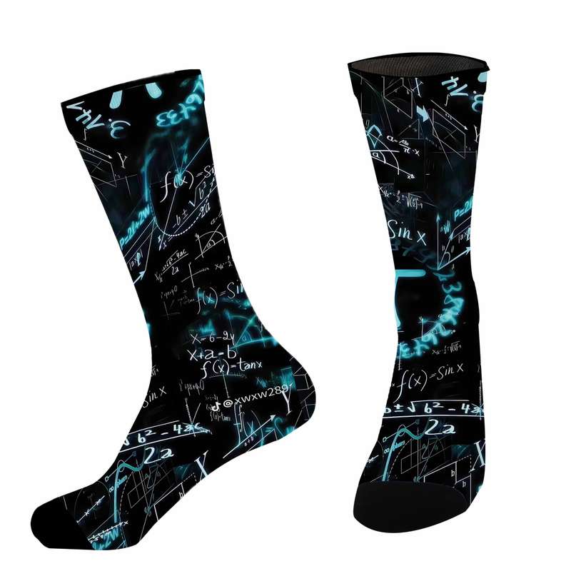 1 Pair Multicolor One Size Socks
