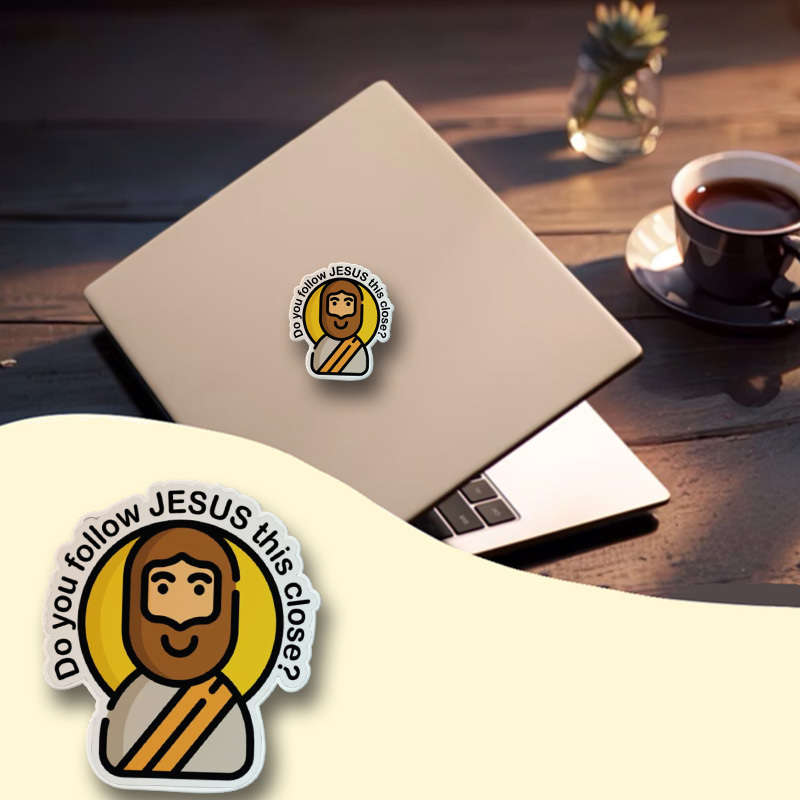 1pc Jesus Christian Themed Stickers