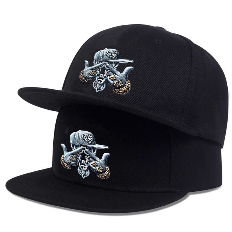 1pc Hip Hop Rapper LOGO Sunshade Snapback Hip Hop Caps Basketball Cap Fishing Hat Street Baseballca