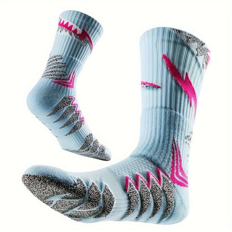 1 Pair Blue One Size Socks