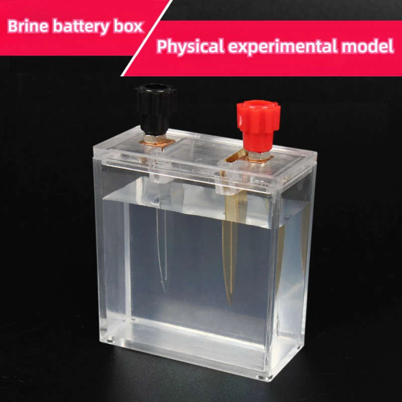 1Pc Saltwater Electrolysis Battery Experiment Box Student Principles Of Original Batteries Education