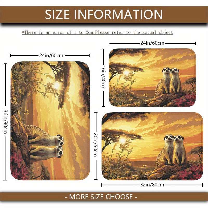 1Pc 50x80cm 20x32inch Floor Mat