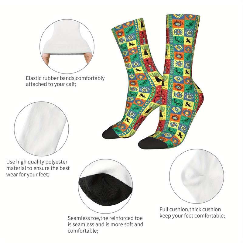 1 Pair Multicolor One Size Socks