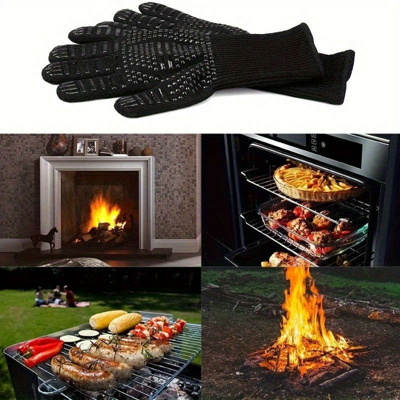 Non-Slip Strong Durable. RV Kitchen Home Kitchenware Accessories Non-Slip Grill Gloves for