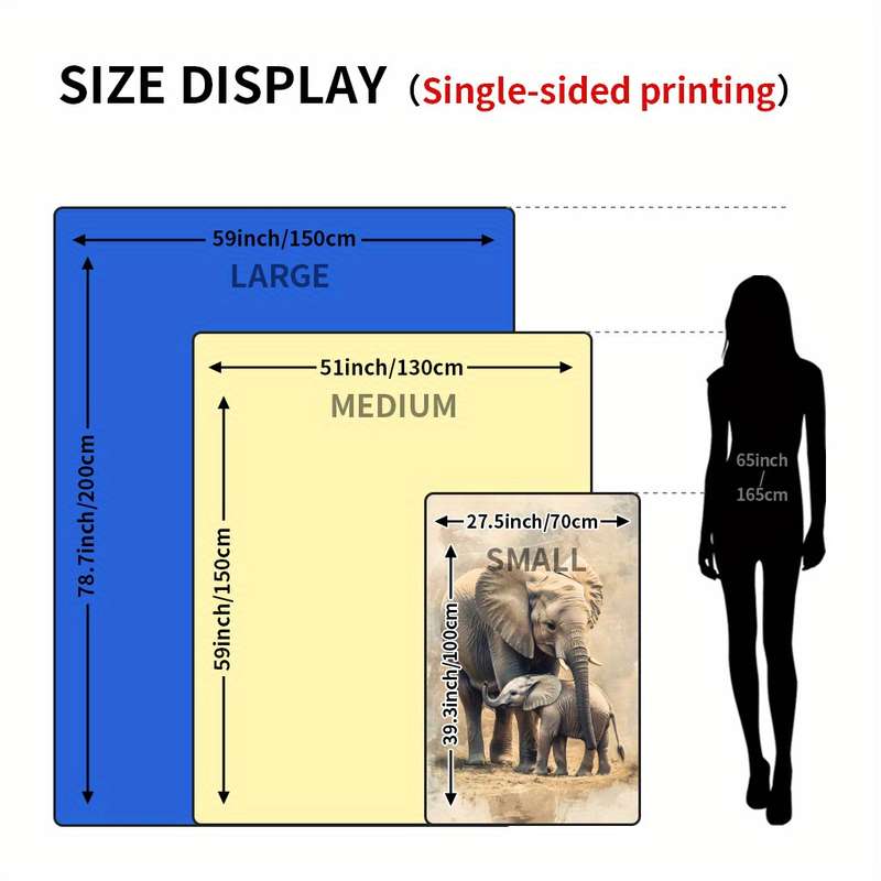 1ps Blanket Color Style1 size 70x100cm 27.5x39in