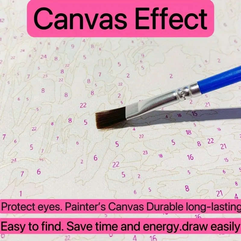 1pc Paint by Numbers for Adults Owl Canvas Kit 40.64x50.8cm Frameless Acrylic Painting for Beginners