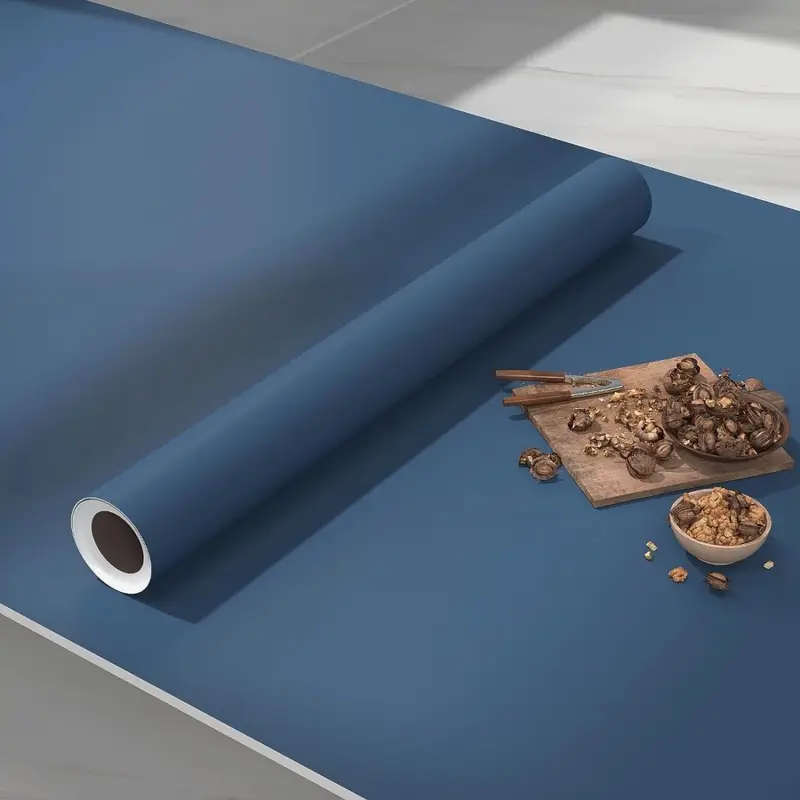 Peel And Stick Blue Wallpaper 40cm*3m