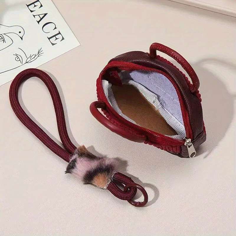 1pc New Multi Functional Coin Purse Corduroy with Lanyard ID Card Badge Wallet Headphone Organizer