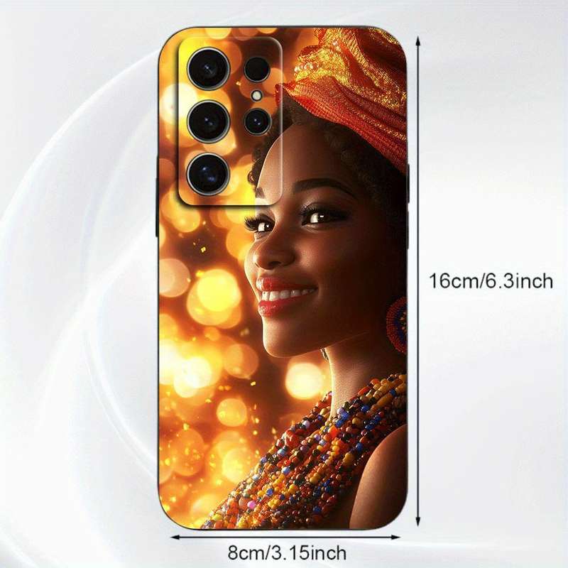 1pc Black For Samsung Galaxy A55 5G Phone Cases
