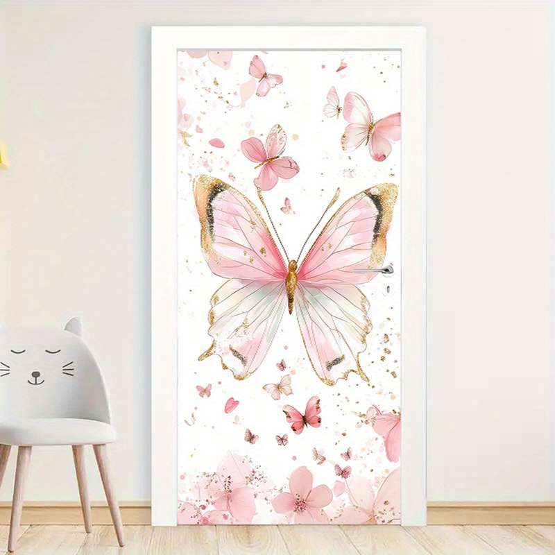 1Pc 95.0x209.8cm Door Window Sticker