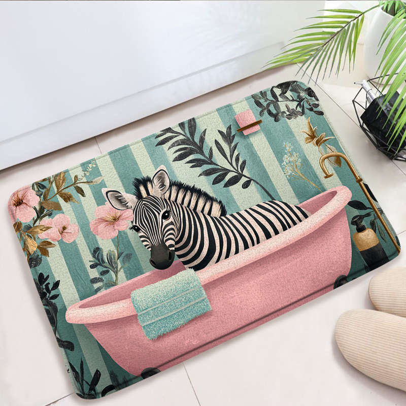 1Pc Polychrome 45x75cm Floor Mat