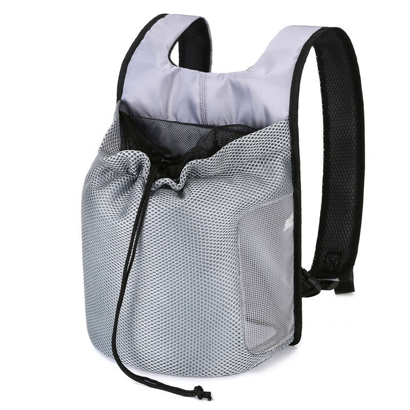 1pc Light Greysize L Pet Bag