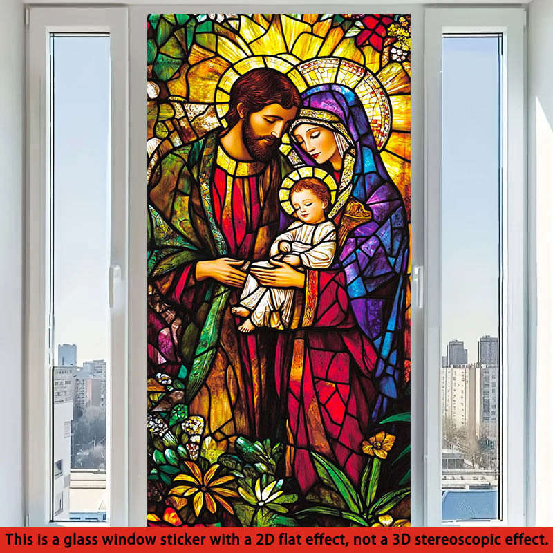 1pc 17.7139.37in   45100cm   Jesus Christian Themed Stickers