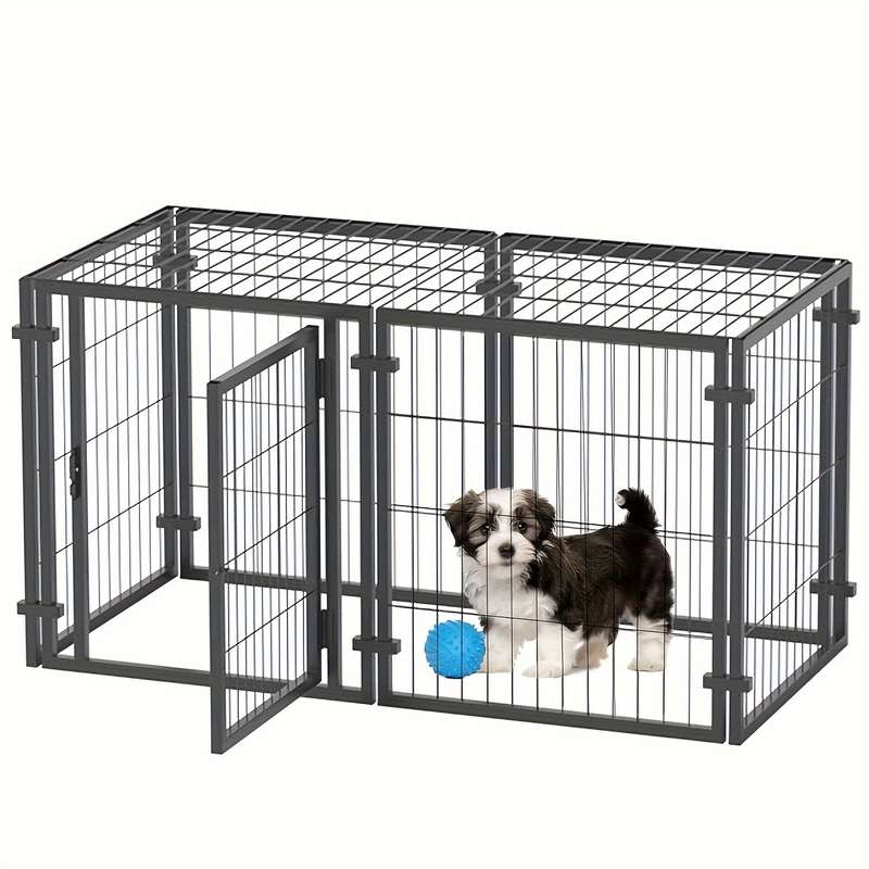 1pc 120CM*60CM*70CM Black Pet Cage
