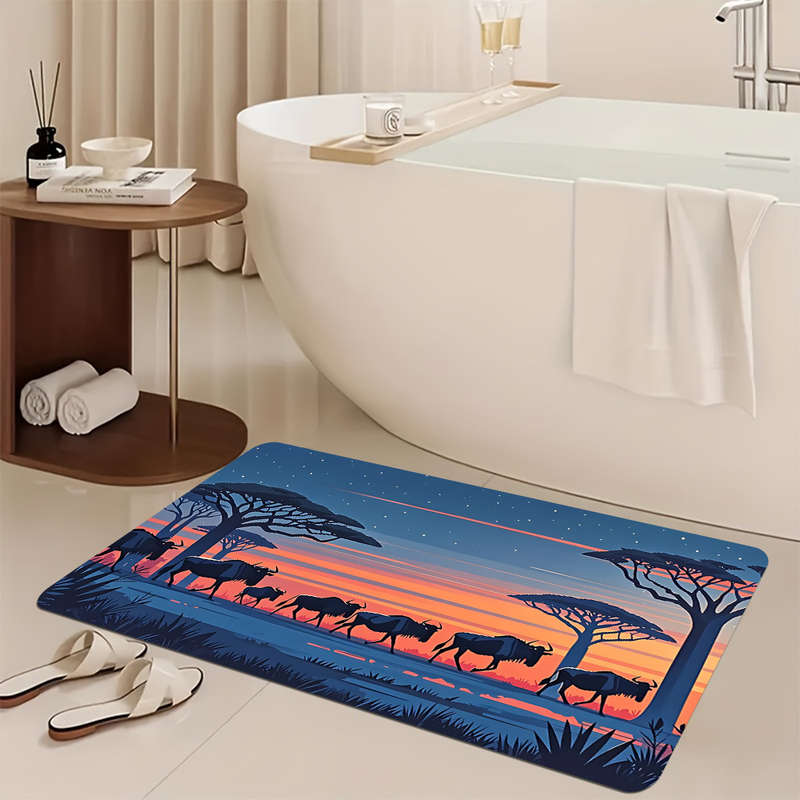 1Pc 23.62x35.43inch 60x90cm Floor Mat