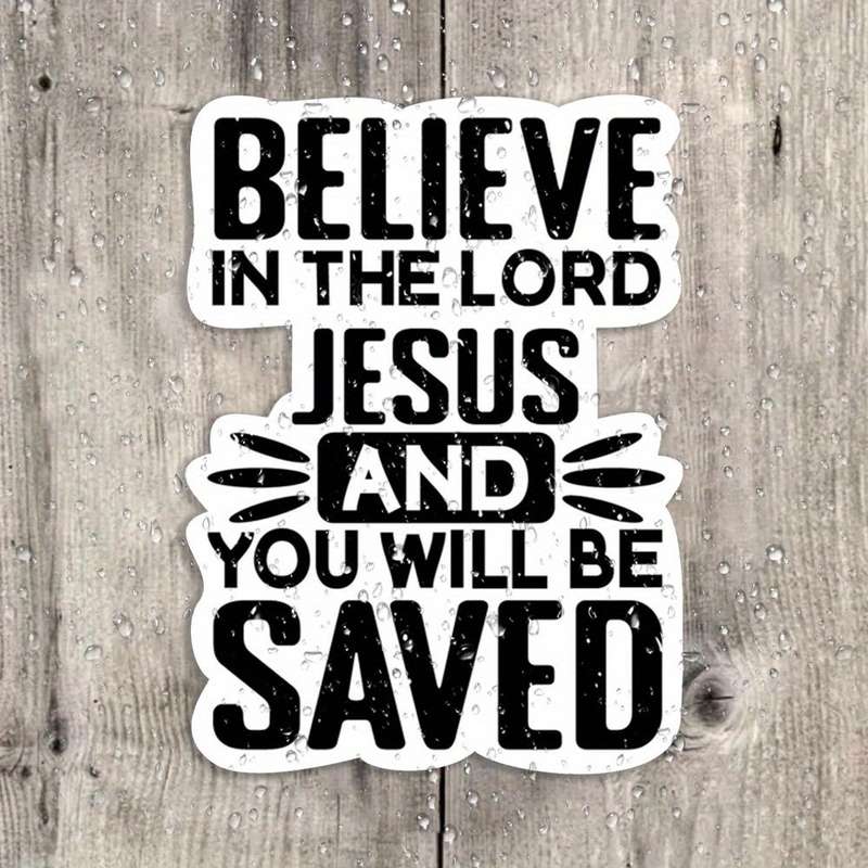 1pc Jesus Christian Themed Stickers
