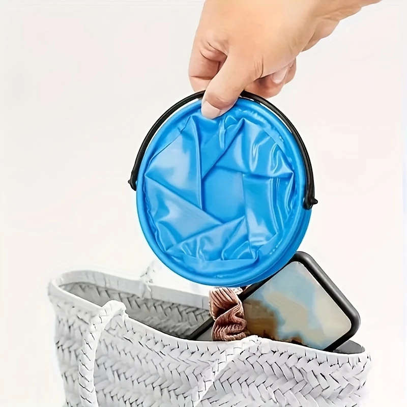 1pc Multi-Functional Collapsible Bucket Durable And Portable Ideal for The Beach Travel And Outdoor