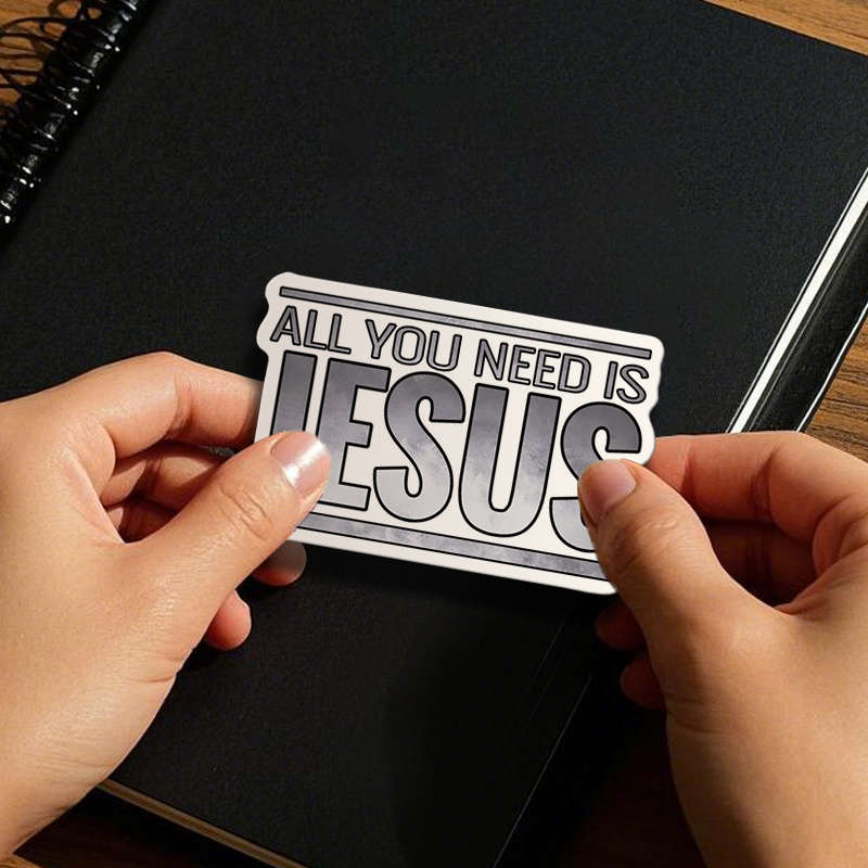 1pc Jesus Christian Themed Stickers