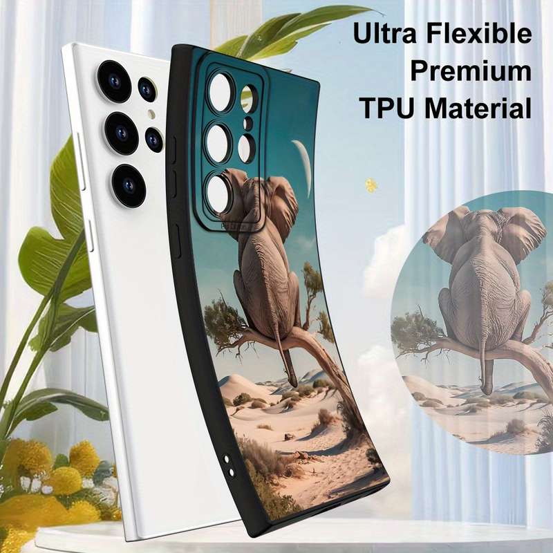 1pc Black For Samsung Galaxy A52 Phone Cases