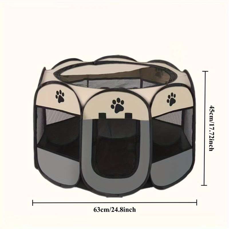 1pc (Type A) Gray Pet Cage